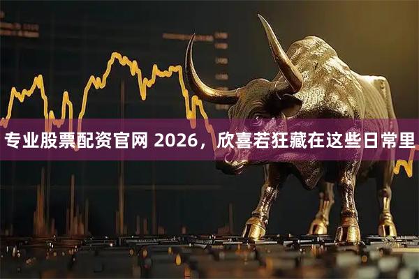 专业股票配资官网 2026，欣喜若狂藏在这些日常里